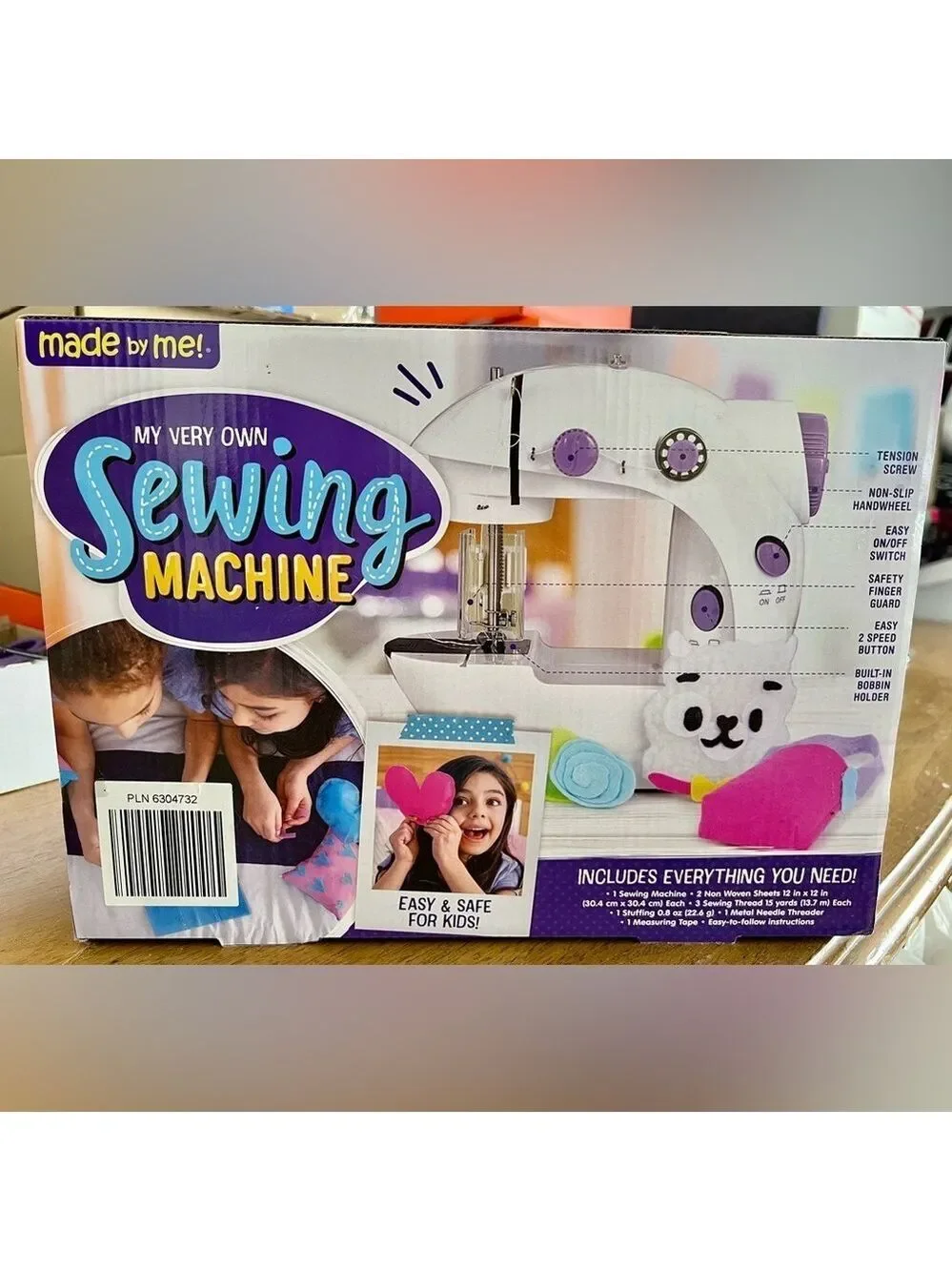 Sewing Machine for Kids - White and Purple